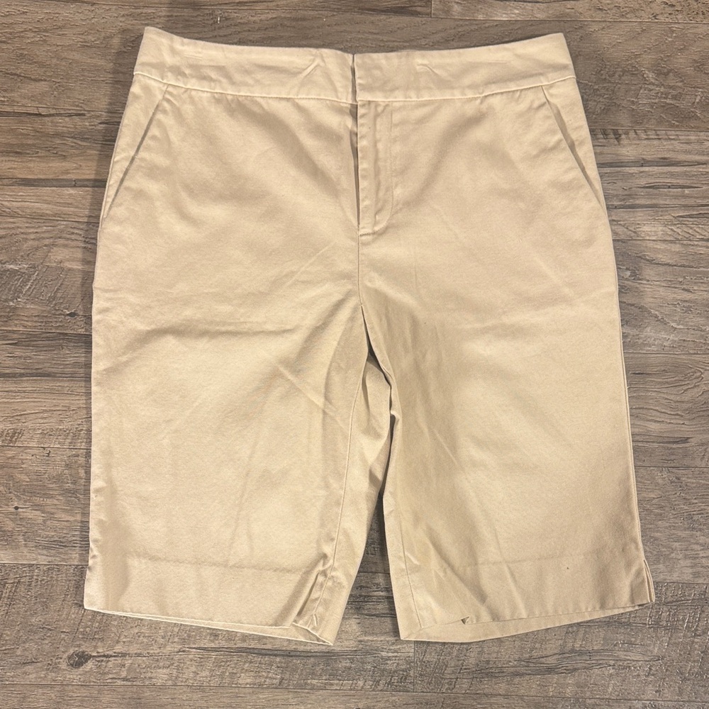 Lauren Ralph Lauren Khaki Women's Bermuda Shorts - Size 6P